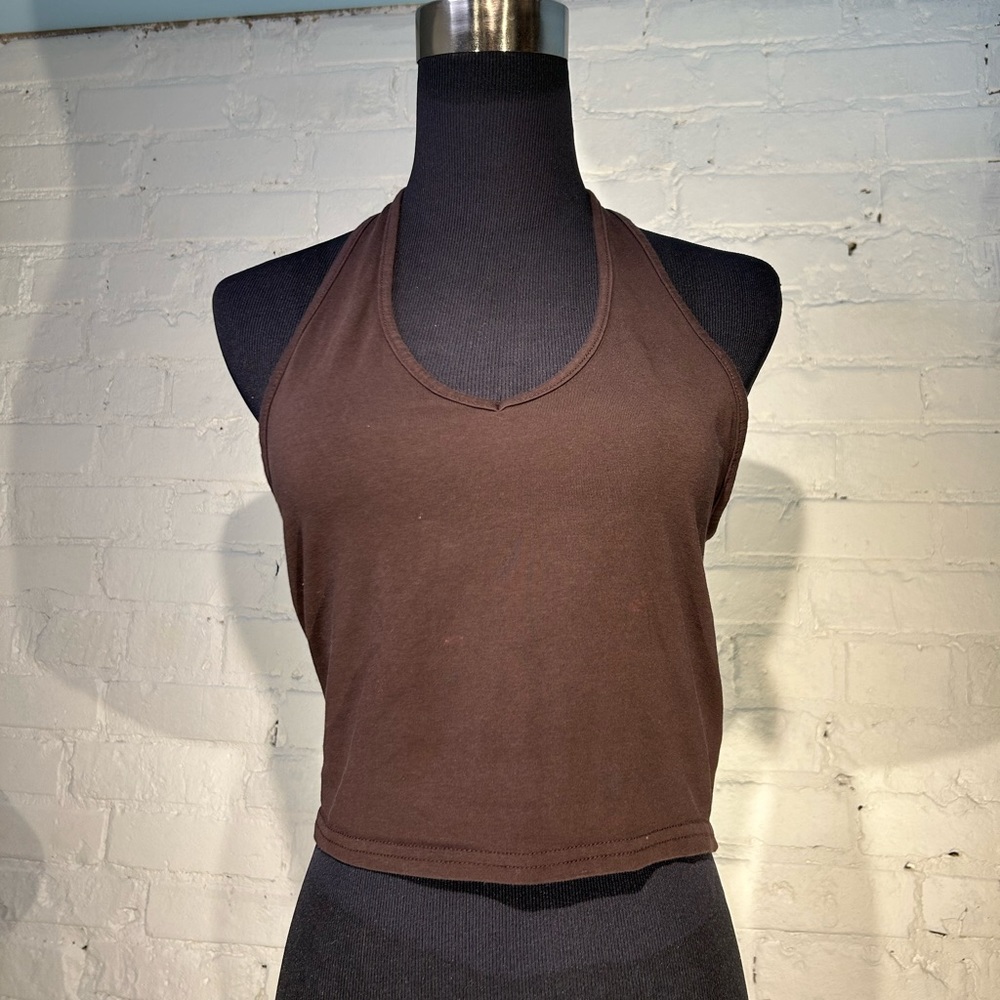 Brown Halter Top